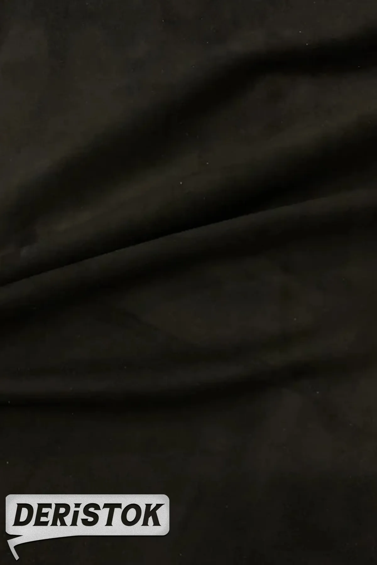 Oğlak Süet Deri Siyah - 1