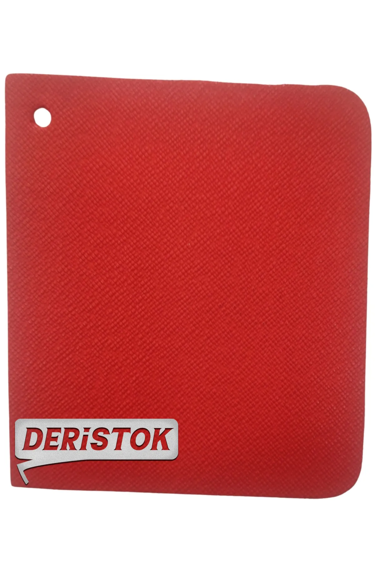 Çantalık Çuval Desenli Deri Mercan - 1