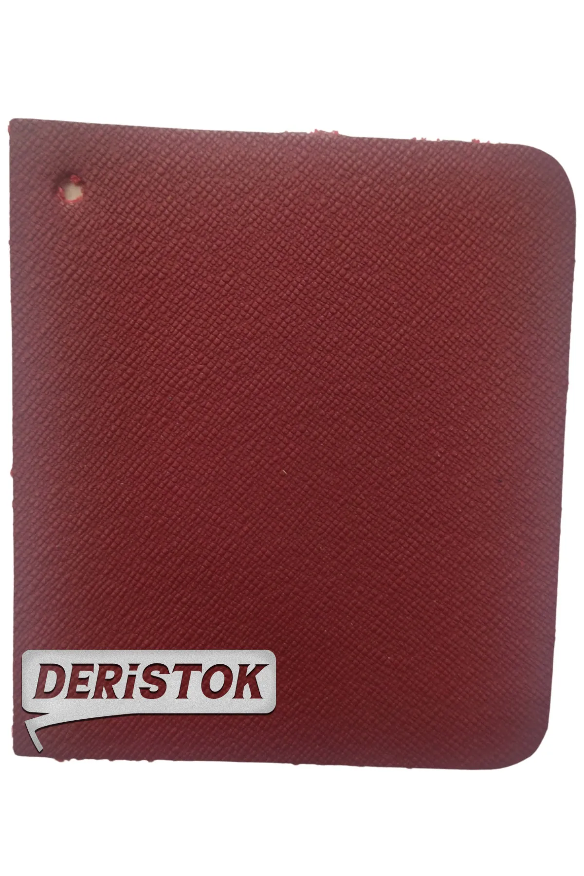 Çantalık Çuval Desenli Deri Bordo - 1