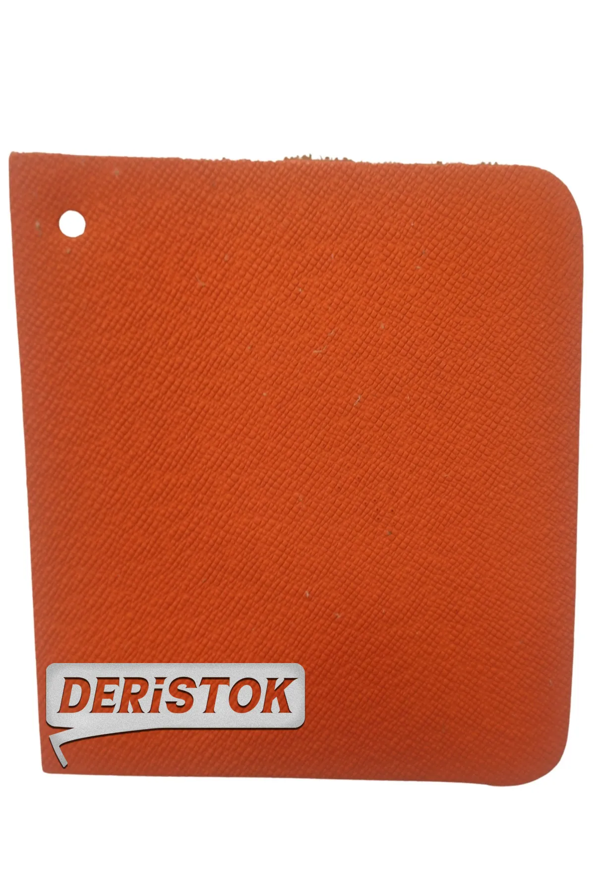 Çantalık Çuval Desenli Deri Turuncu