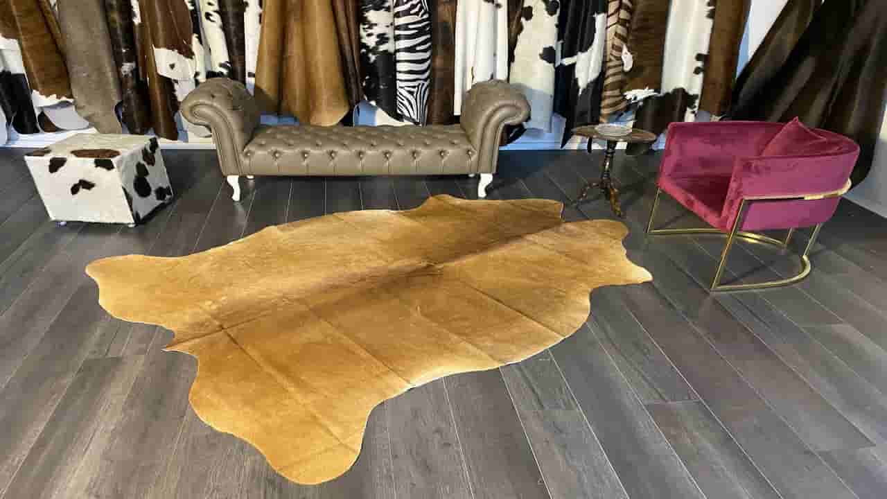 Fiesta Leather Art Hakiki Deri Dana Postu Kahve 180 x 230