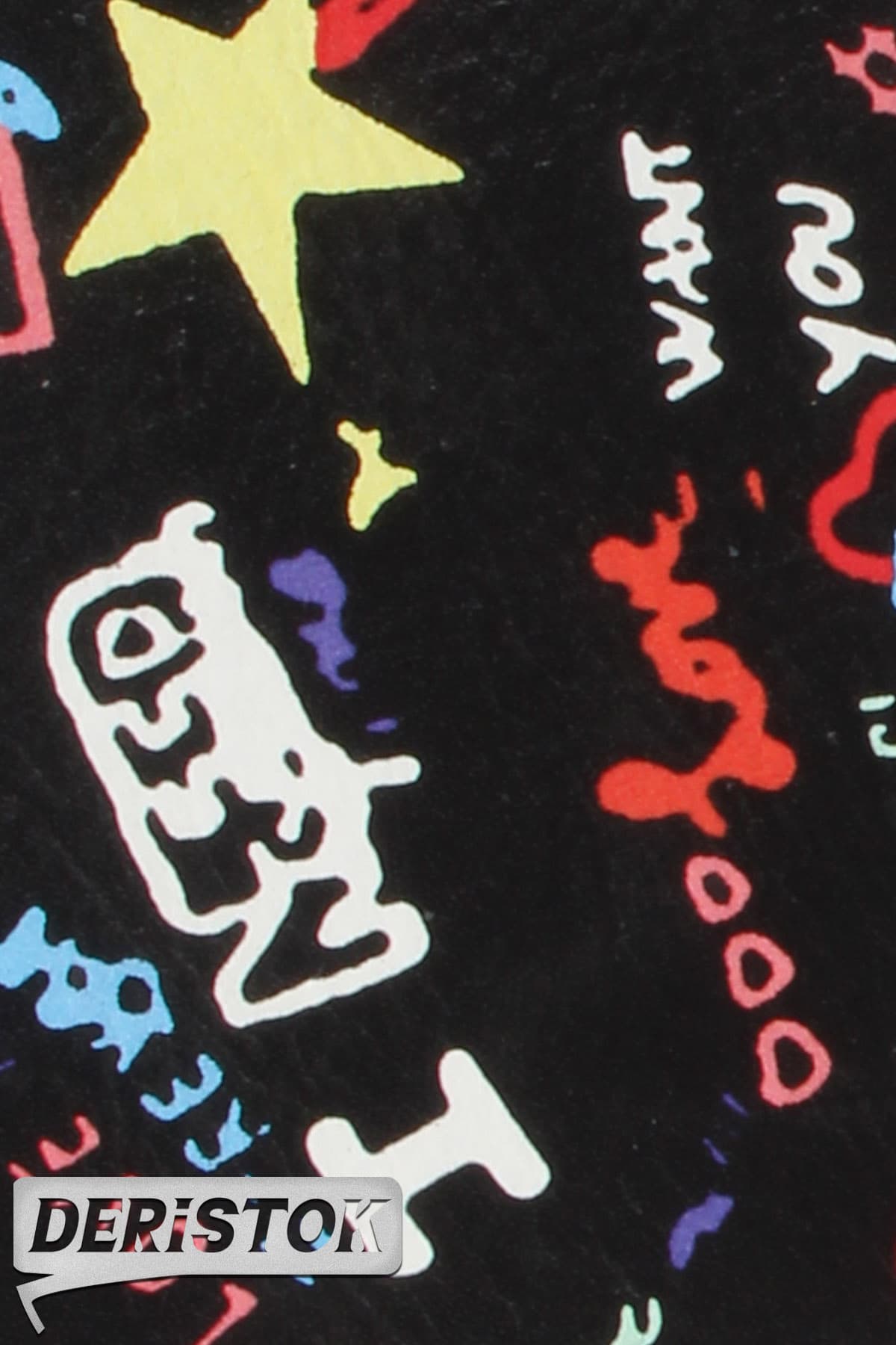 Dana Derisi Dijital Baskılı Vidala Çok Renkli