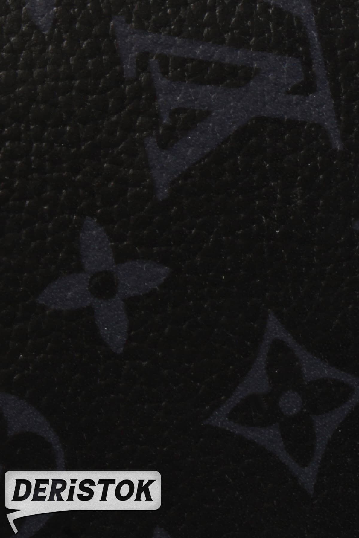 Dana Derisi Dijital Baskılı Vidala Siyah