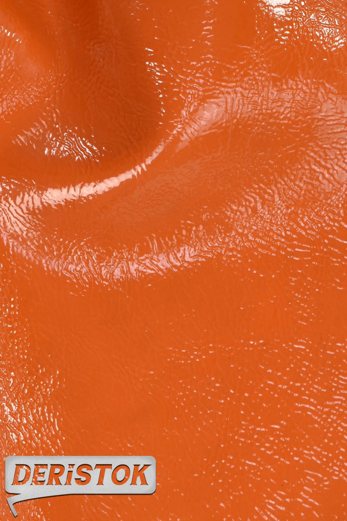 Dana Derisi Rugan Kırışık Turuncu - 1