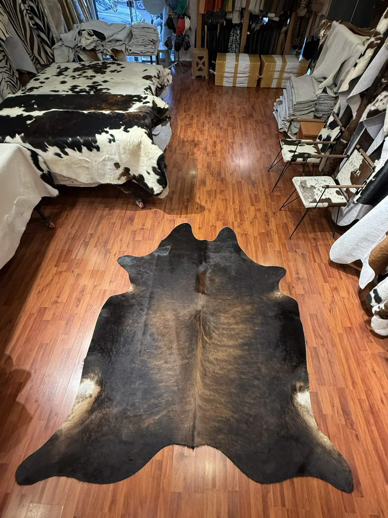 Fiesta Leather Art Hakiki Deri Dana Postu EGZOTİK 195 X220 - 1