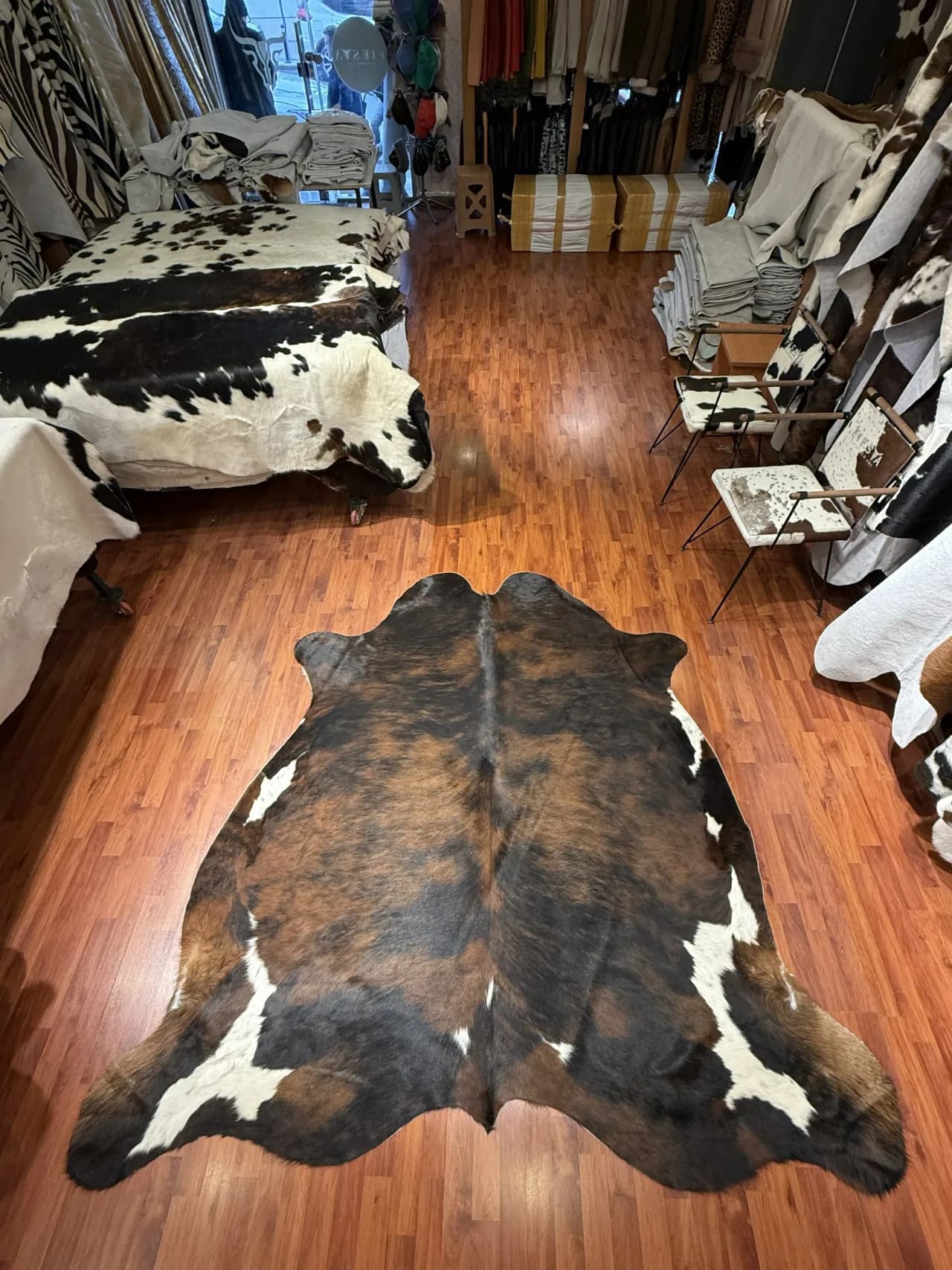 Fiesta Leather Art Hakiki Deri Dana Postu EGZOTİK 205 x 220